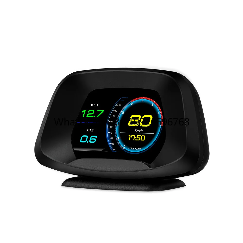 HUD Head up Display P19 2 +GPS Navigation Auto Meter Speedometer Car Accessories for All Car