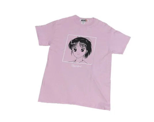 Rare M(JPN)size WEGO Marmalade Boy Men's T-shirt Pink Miki Koishikawa from Japan 