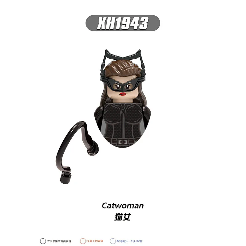 X0341 Joker Catwoman Nightwing, juego de bloques de construcción para niño, juego de cumpleaños para niño