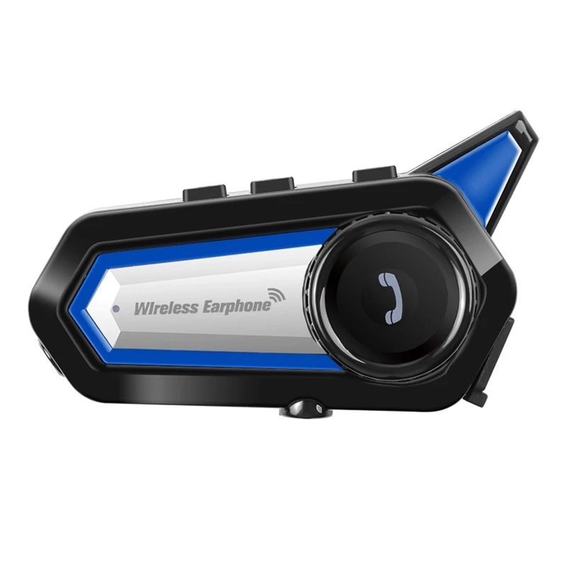 Motorfiets Bluetooth Helm Headset 1000 Mah Batterij Waterdichte Fietsen Cnc Ruisonderdrukking Oortelefoon Met Zaklamp