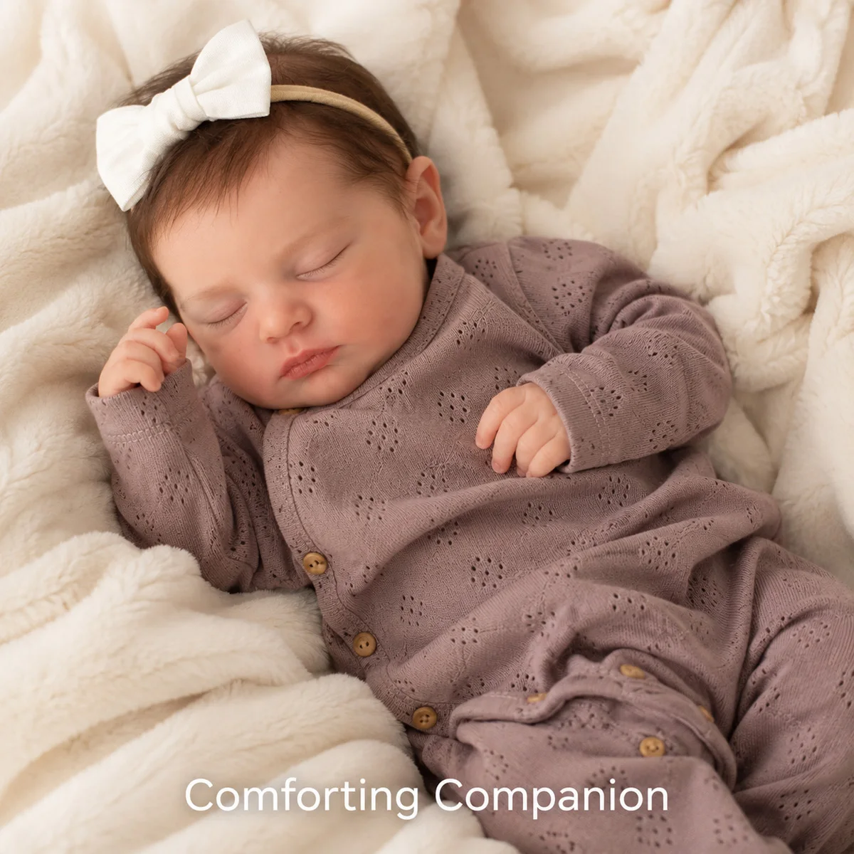 50CM Lifelike Reborn Baby Doll Realistic Newborn Figure for Kids Creative Pretend Game Birthday Christmas Gift Collectible Toy