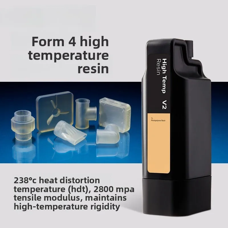 1L High‑Temperature Photopolymer Resin Engineering‑Grade Light‑Curing 3D Printing Material Compatible with Form 4 SLA 3D Printer