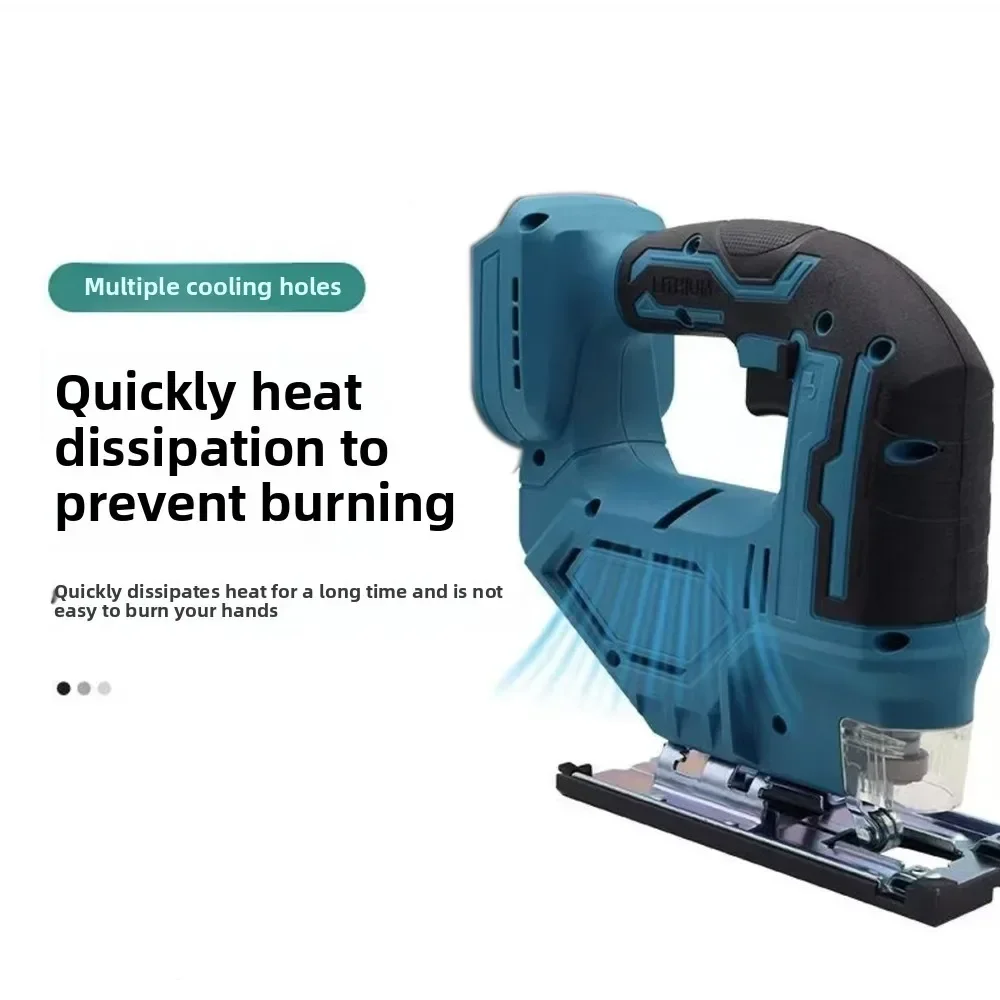 Electric Jig Saw Portable Multifunction Carpenter PowerTool Variable Speed Curved Saw Fit Makita/Dewalt/Milwaukee 18V No Battery view 6