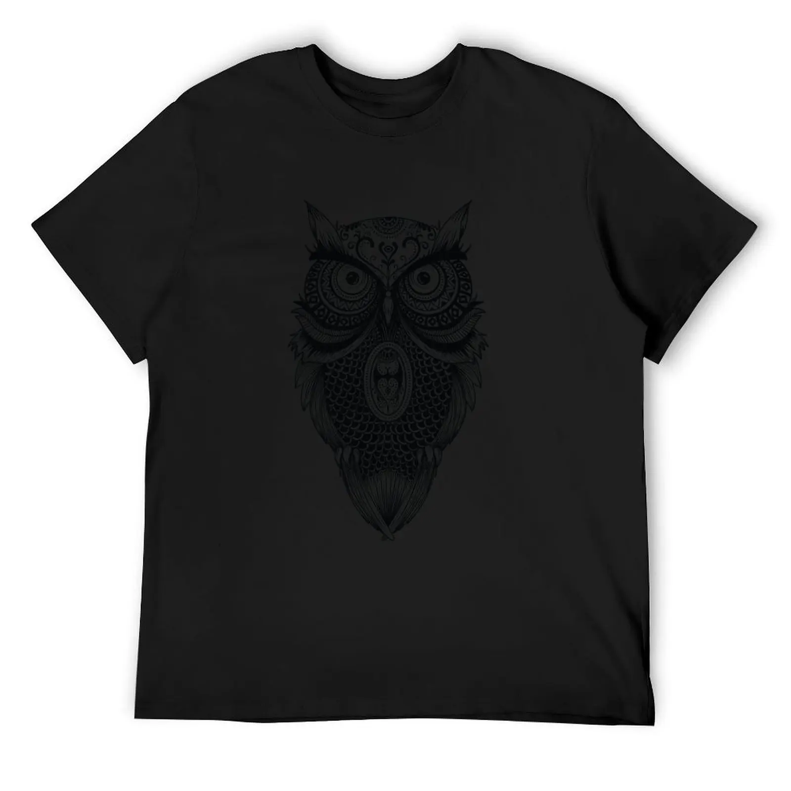 

Mandala owl T-Shirt fashion shirts hippie clothes tees Aesthetic clothing mens funny t shirts
