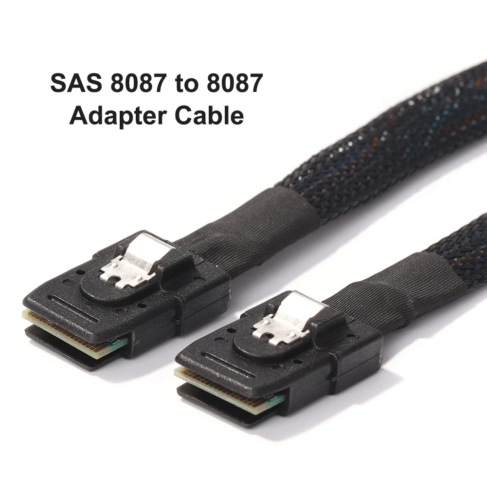 

0.5m Internal Server Host Cable Mini SAS 36Pin SFF-8087 to SFF-8087 Data Cable Hard Drive RAID Card Connector Computer Wire