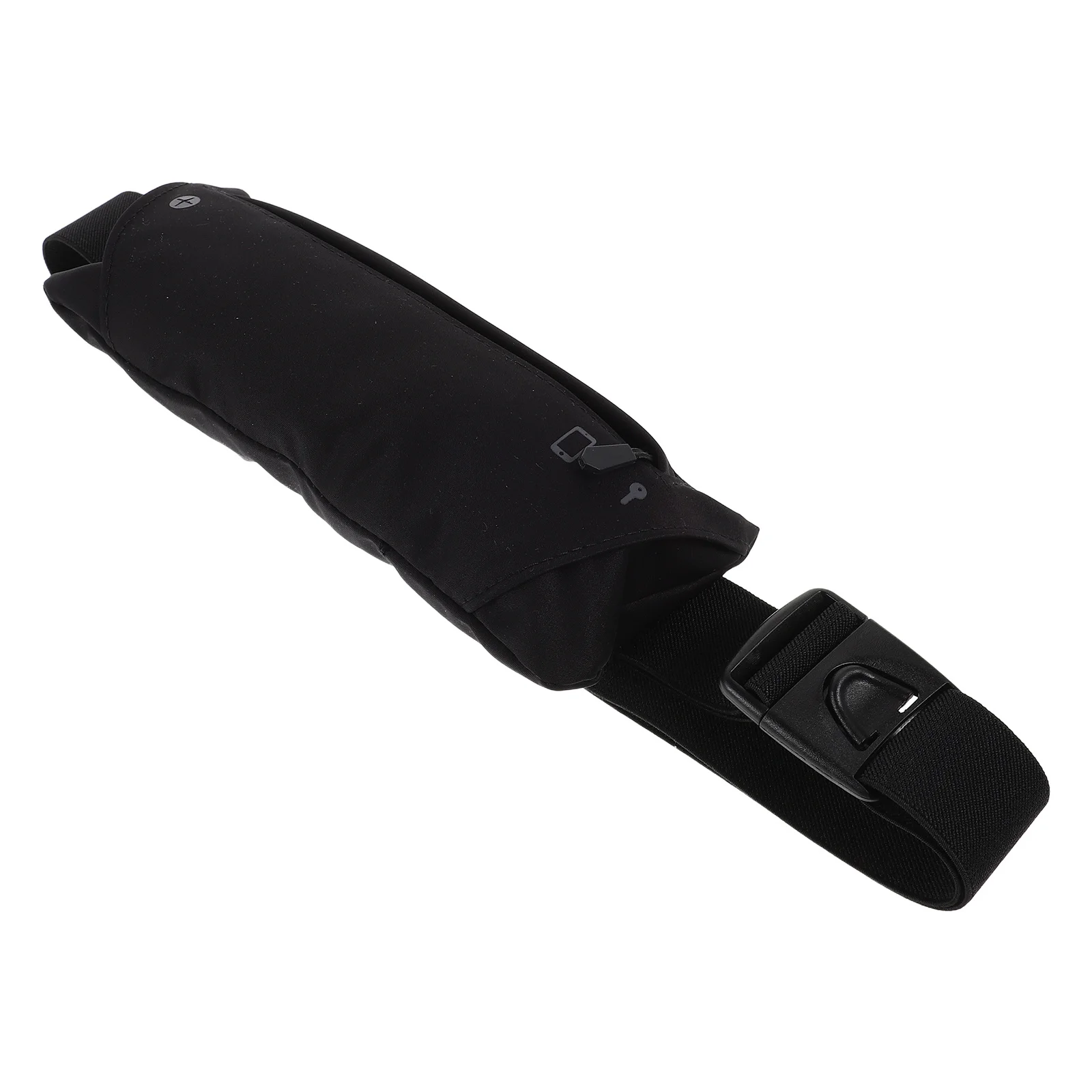 Running Waist Pack Phone Pouch Slim Crossbody Chest Bag Black Outdoor Hiking Jogging Unisex Sports Belt Bag Phone Belt Pouch