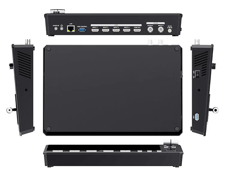 FEELWORLD L4 10.1 Inch Touch Screen USB3.0 Video Mixer Switcher 4K Multi Camera Fast Streaming Live Broadcast Video Mixer - Image 5
