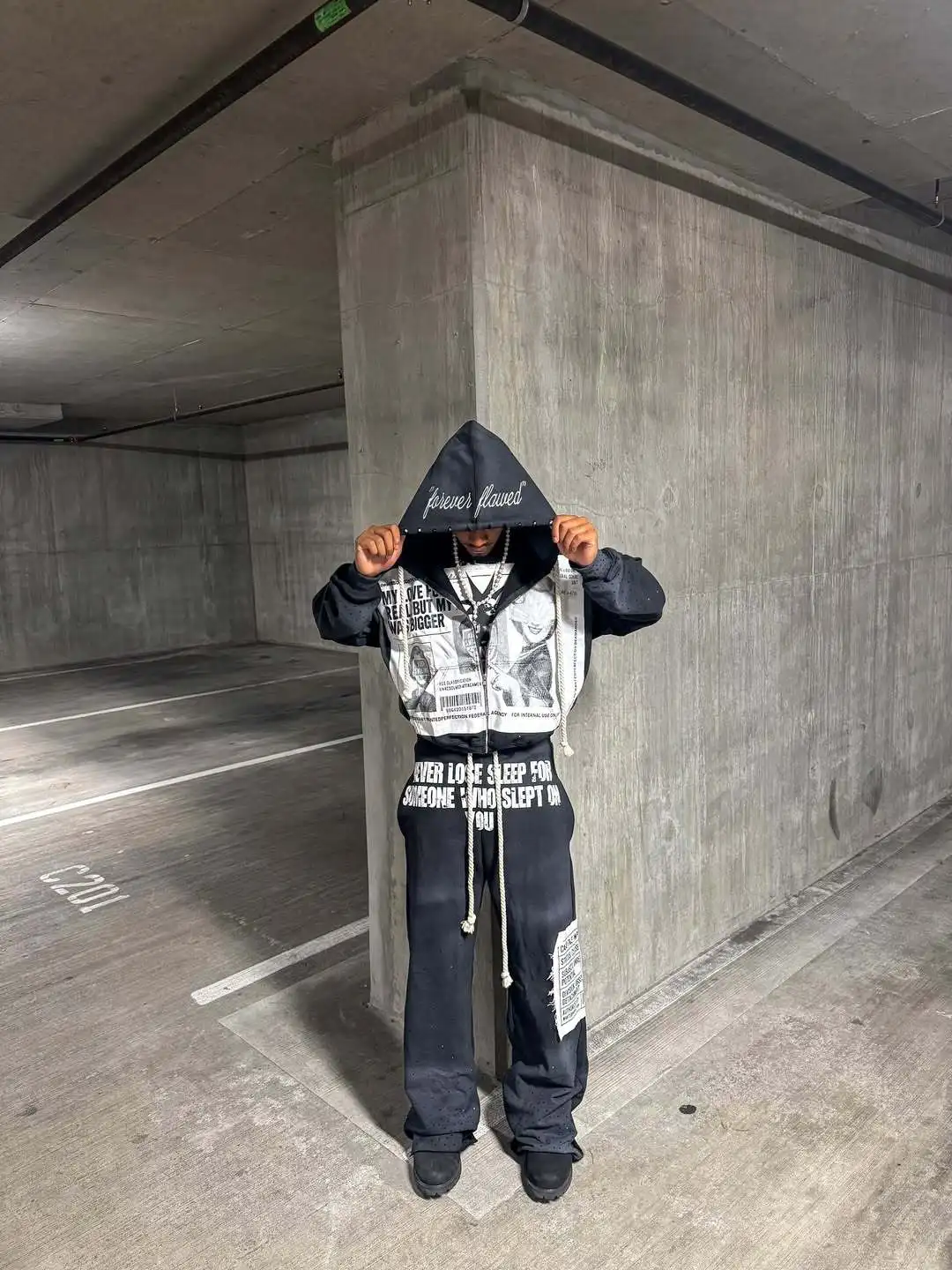 أزياء الشتاء السراويل المطبوعة في الشارع، Sweatpants، الرباط فضفاض، مجموعة البلوز العصرية من الطوب الساخن للرجال والنساء #3