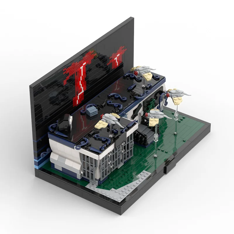 MOC nr. 578 Klocki Kreatywnego Projektowania, Scena z Gitarą, Kolekcja Puzzle dla Dzieci, Zabawki z Klocków