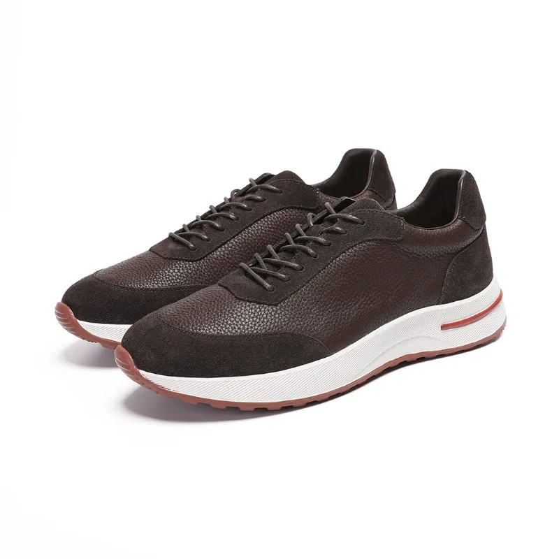 Spring and Summer New British Style Versatile Men's Leather Business Casual Shoes Japanese Sports Trend Sneakers