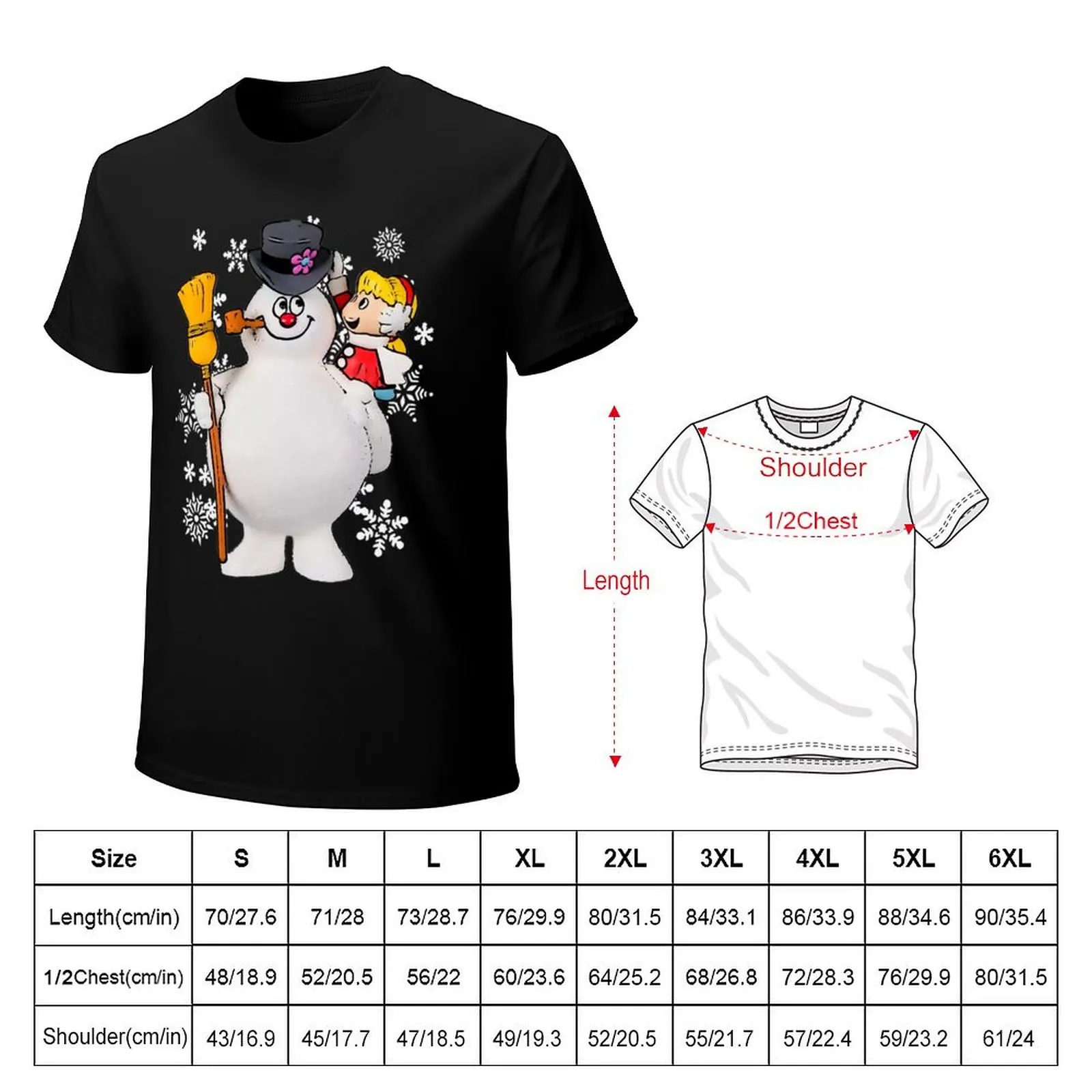 Frosty and Karen T-Shirt t shirt for man 100 percent cotton T-Shirt