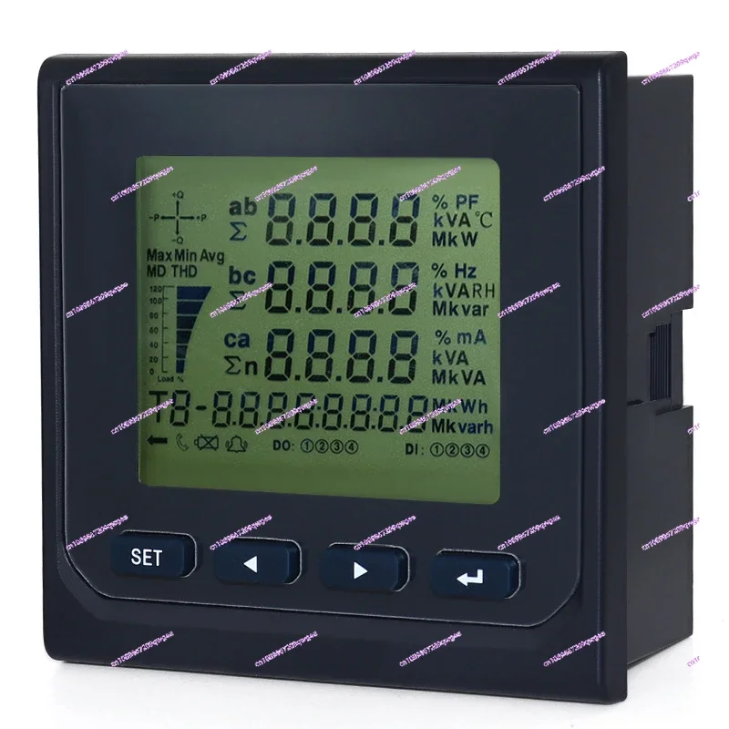 PD2565L Three Phase Digital Multi Functional Power Meter with Intelligent 485 LCD Current and Voltage Energy Meter