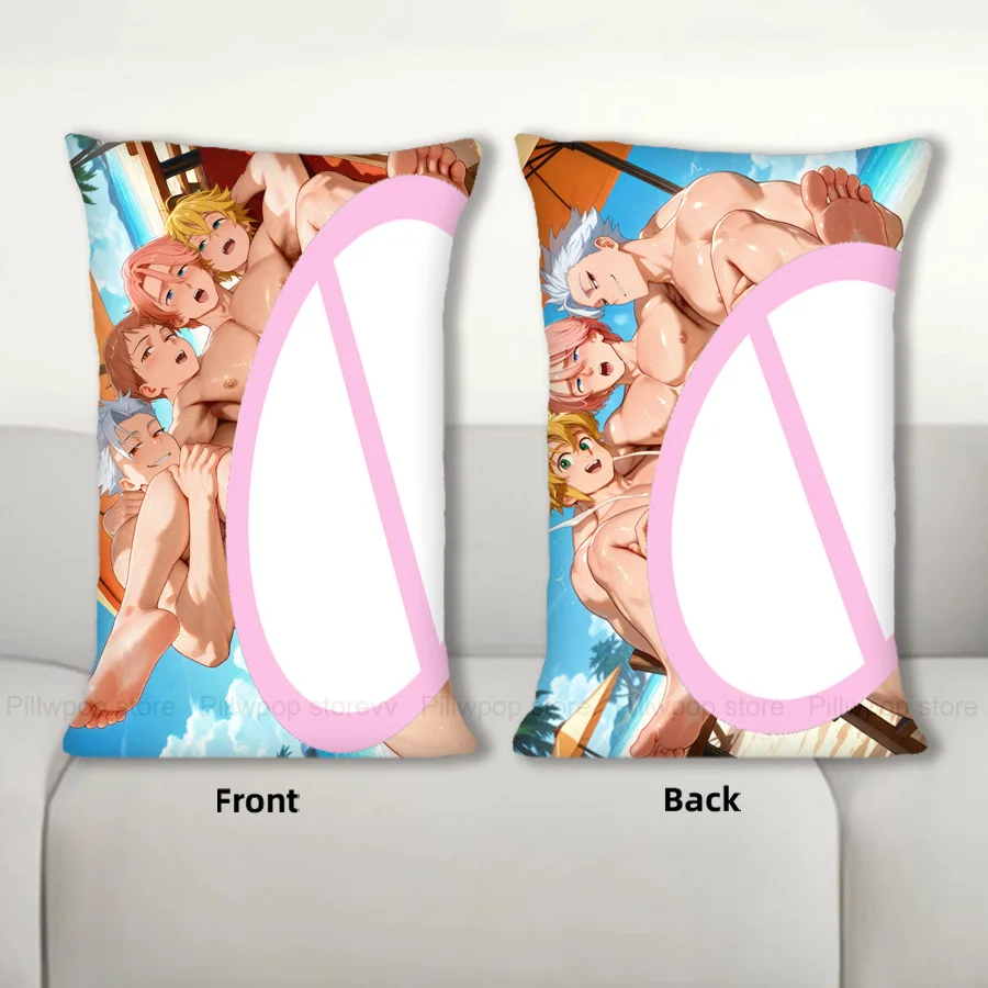 

Dakimakura аниме Nanatsu no Taizai наволочка для тела диванная подушка двухсторонняя наволочка с принтом 40X60 см