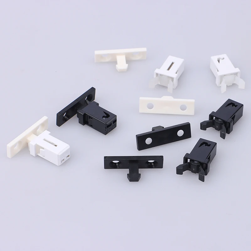 5Sets Black White PR-001 Small Door Lock Switch Lock For MS Air Conditioner Set Top Box TV EVD DVD Door Cover