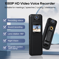 New HD Sports Audio Recorder Action Video Cameras with Screen Outdoor Camera Rotating Lens Recording Conference Recorder Pen