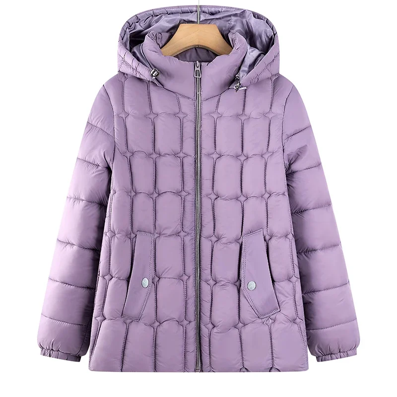 

Winter New Down Cotton Jacket Thick Warm Parkas Women Hooded Puffer Coat Loose Casual Overcoat Female Cotton-padded Jacket