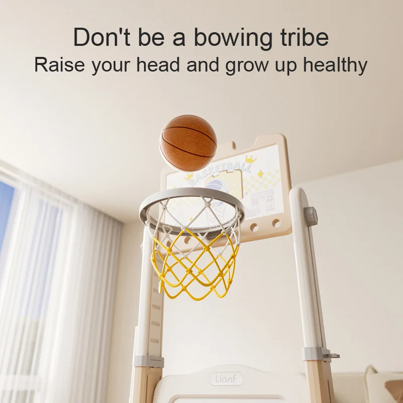 室内用ゲーム キッズバスケットボールスタンド 幼児用 カスタム調整可能 子供用リムフレームラック ポータブルミニおもちゃ リングフープ ボードボール付き