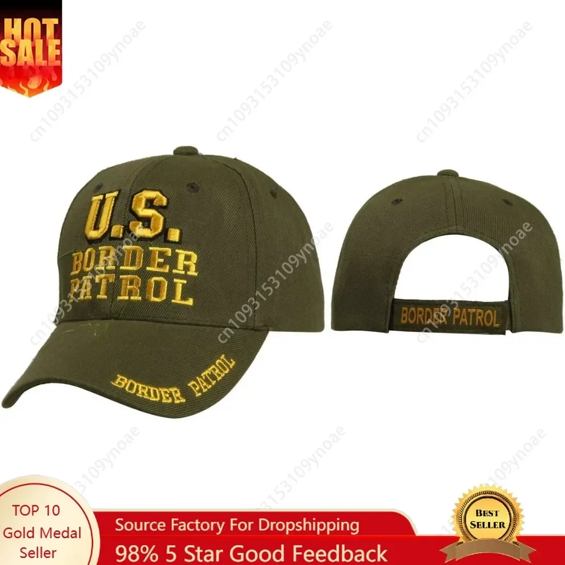 

US Border Patrol Embroidered Baseball Cap Cotton Man Women Trucker Hat Outdoor Activies Snapback Dad Hats Unisex Fit Adjustable
