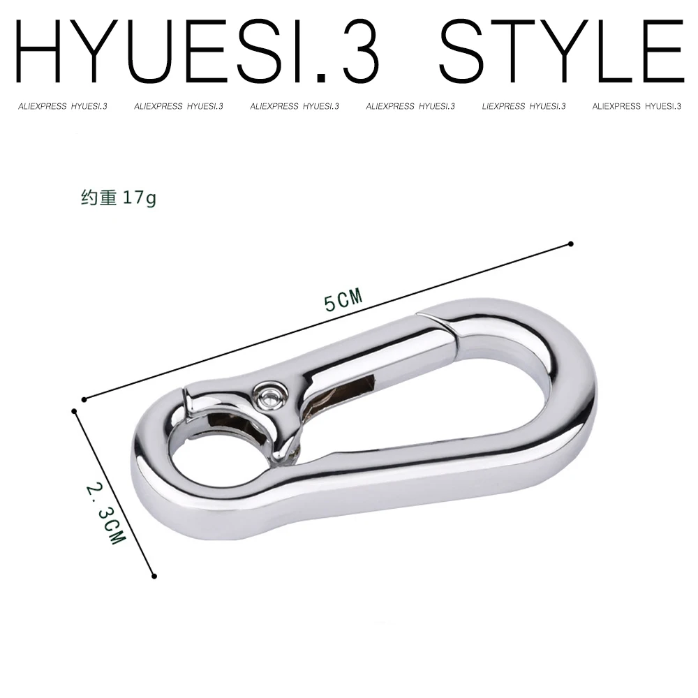 Simple Metal Keychain Climbing Hook Men Waist Hanging Anti-Loss Key Holder Carabiner