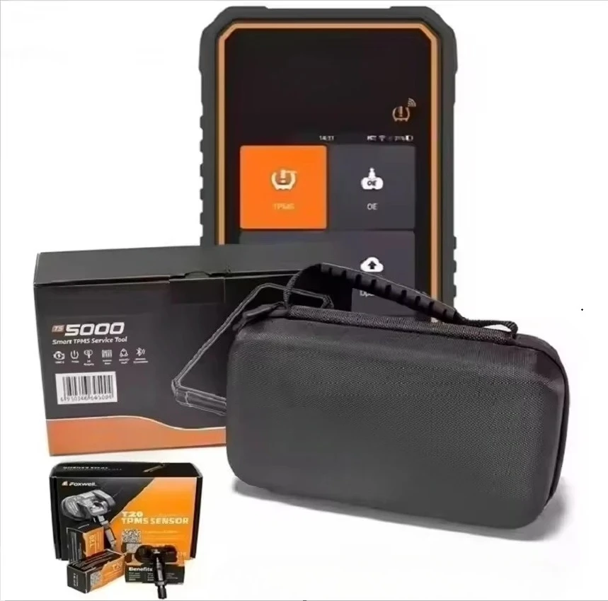 Foxwell TS5000 TPMS Bluetooth Programming Tool Tire Pressure Monitoring System Diagnostic Machine for All Car Diagnostic Scanner