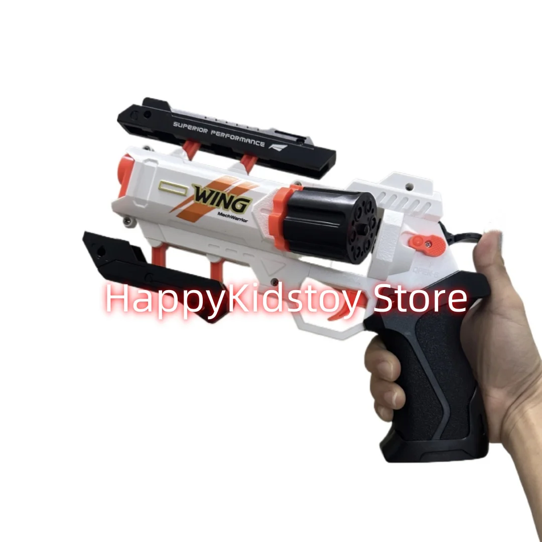 Soft Bullet Toy Revolver - Safe Foam Blaster with Darts for  Kids' Education and Memorable Gifts