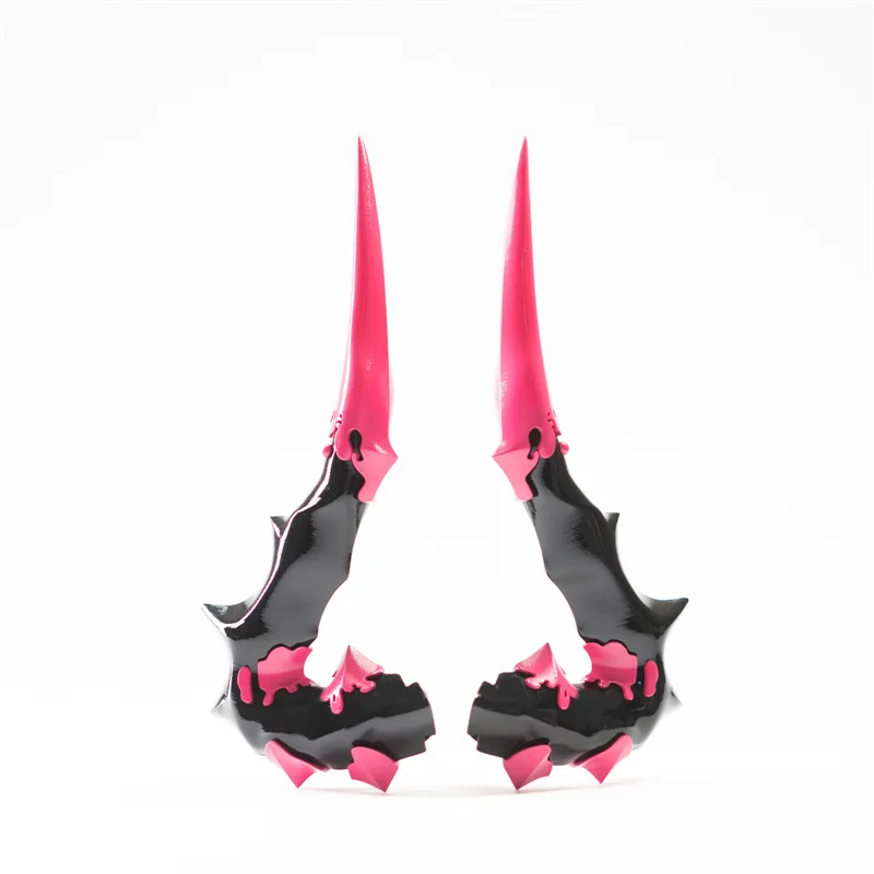 arknights-endfield-yvonne-peluca-de-cosplay-cuernos-tocado-horquilla-para-el-pelo-horquilla-de-anime-accesorio-para-disfraz-de-halloween