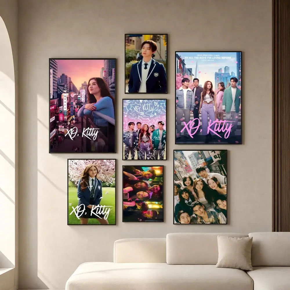 TV Series X-XO.Kitty Poster PP Self-Adhesive Removable HD Waterproof Wall art Suitable Bedrooms Living Rooms Gifts