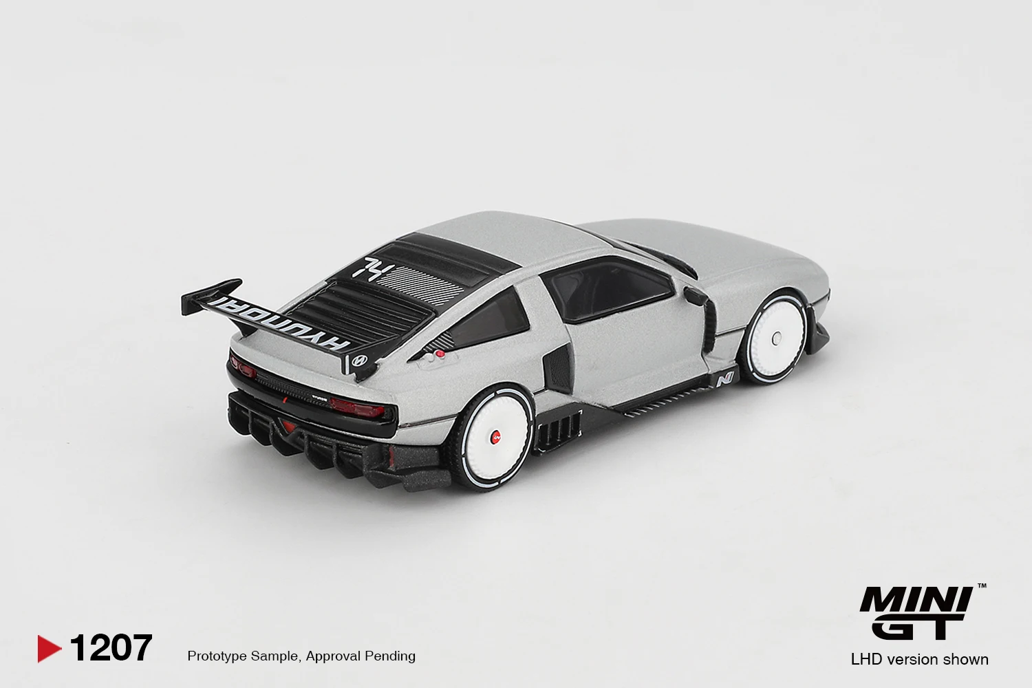 MINIGT 1/64 Hyundai Concept N Vision 74 (VP2) Exklusiv MGT01207-CH Autos Legierung Druckguss Metallmodell Kinderspielzeug Jungen – Detail 2