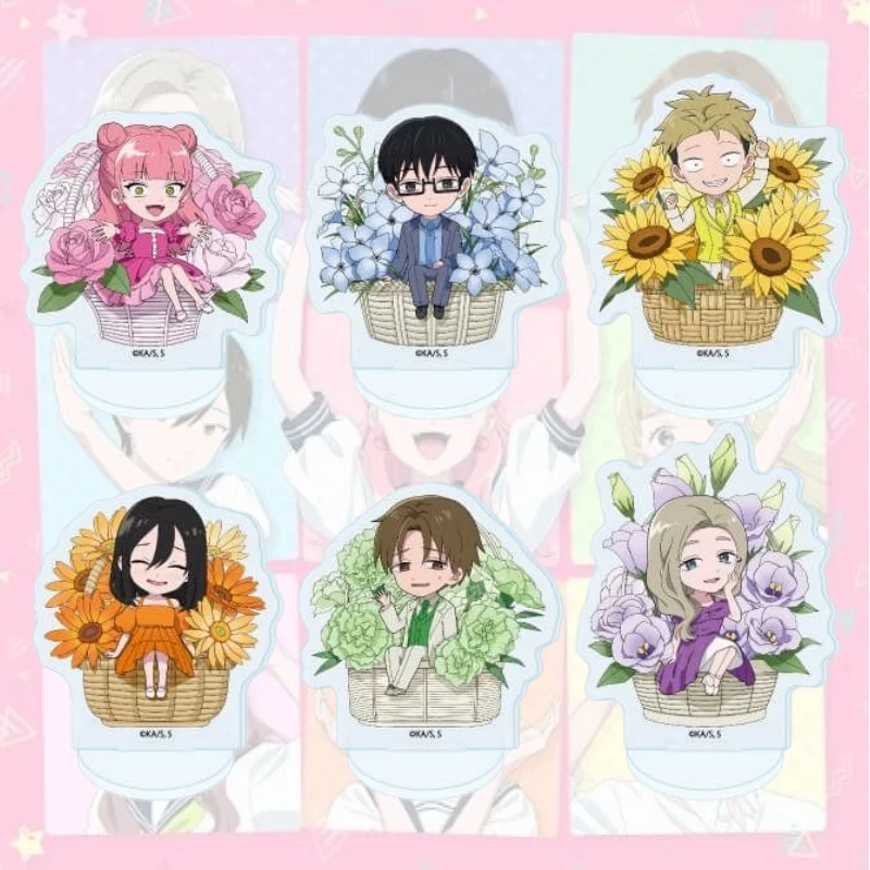 Anime You And I Are Polar Opposites Acrylic Stand Plate Miyu Suzuki Tadaomi Tani Cosplay Figure Prop Decor Keychain Gifts 10CM