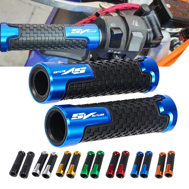 For Suzuki SV650 / S SV650S All Years Accessories Motorcycle Non Slip Handlebar Grip Throttle CNC Hand Bar Grips