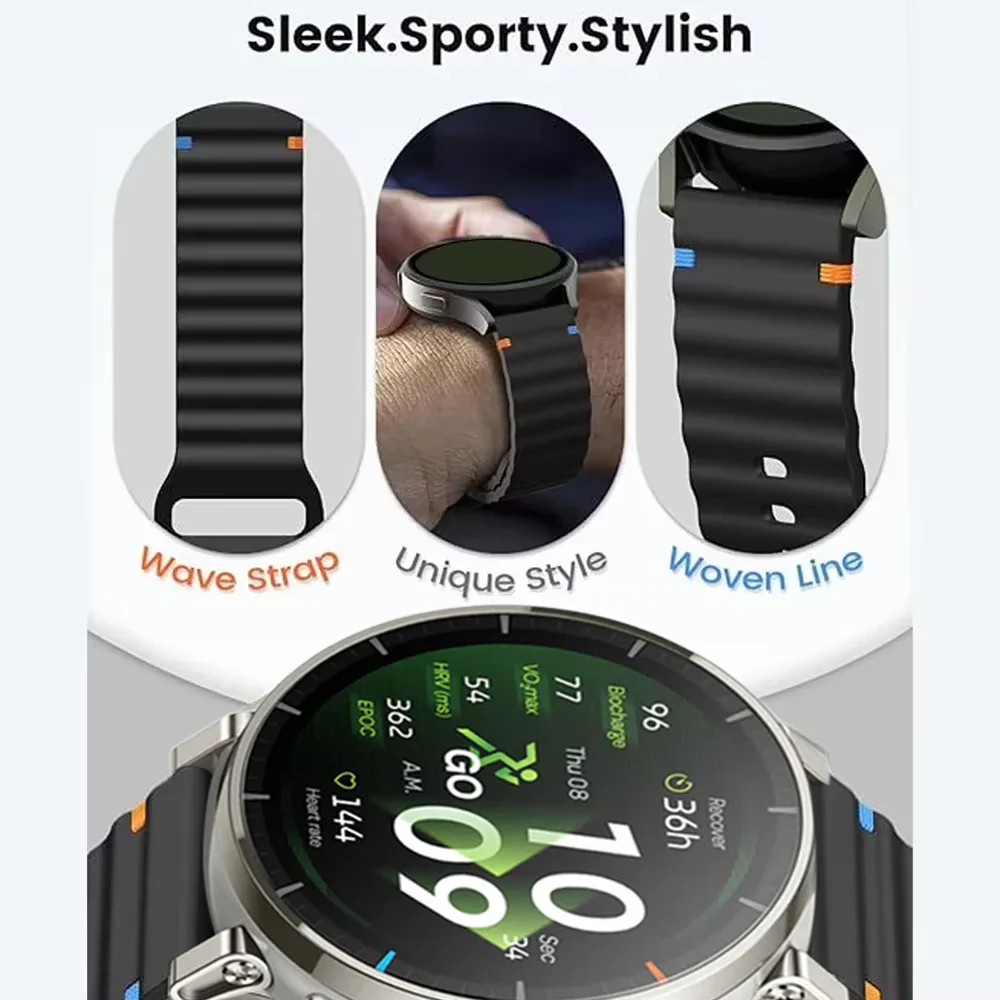 18mm 20mm 22mm Silicone Band for COROS PACE 4 Pro PACE 4 3 APEX 4 42mm Bracelet CMF Watch 3 Pro 2 1 Suunto Vertical 2 1 Race 2 S