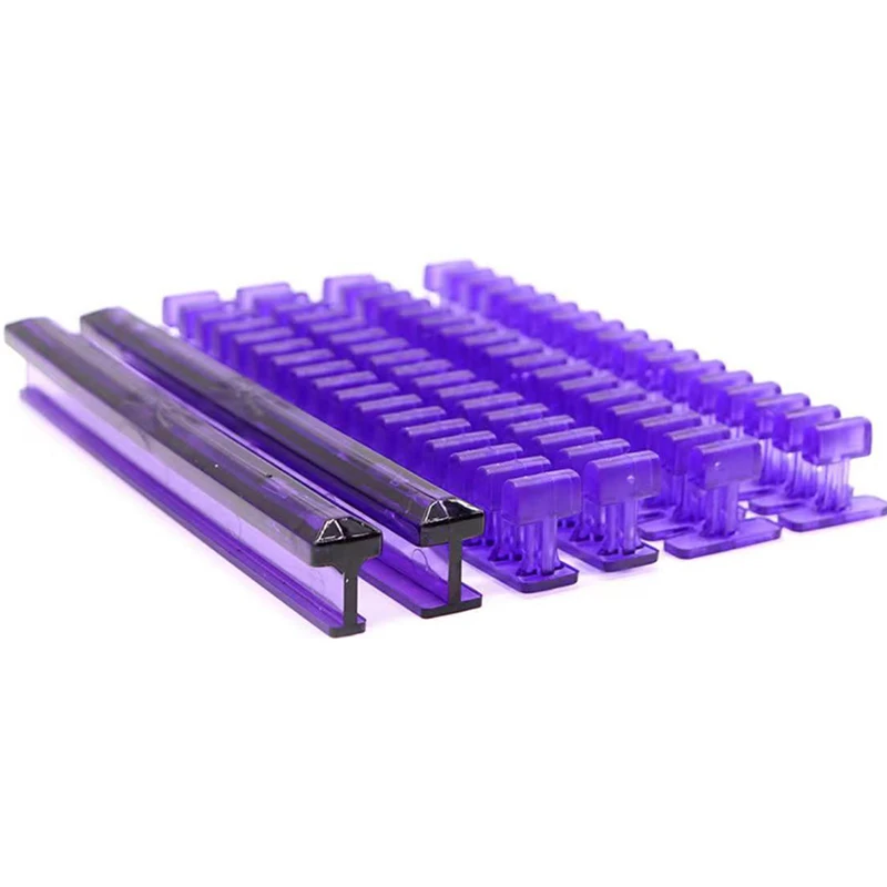 6pcs New Car Depression Repair Rubber Pull Repair Kit Car Sheet Metal Hail Pit Bulge Repair Special Tool Rubber Pad Purple