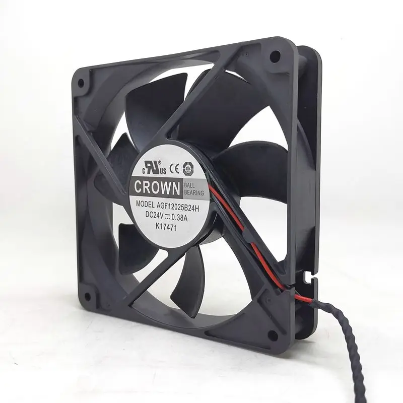 

12025 DC 24V Converter Cooling Fan 12CM AGF12025B24H Large Air Volume 120X120X25mm Welding Machine Cooler