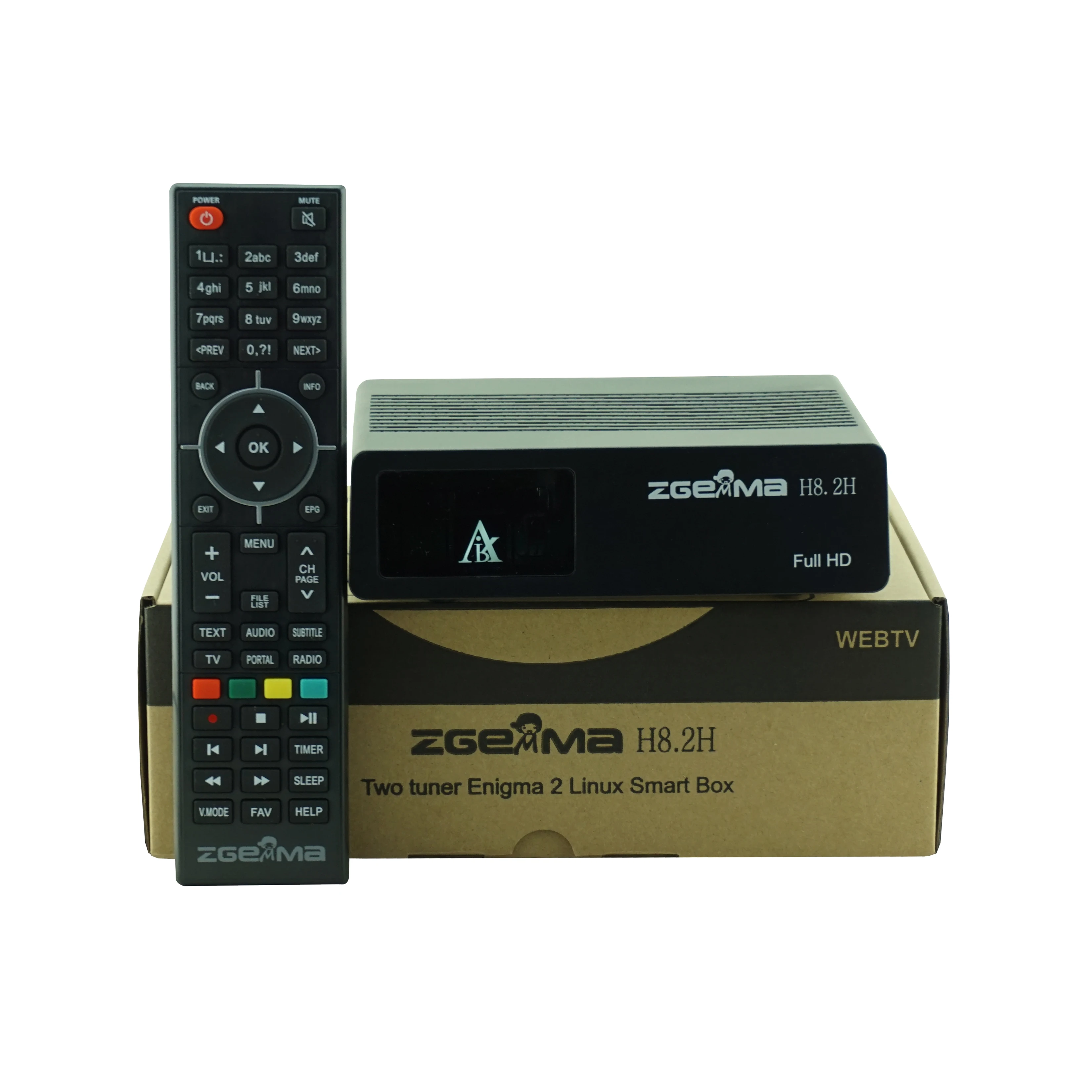 [D3] Newest ZGEMMA H8.2H Digital Satellite TV Receiver Linux Enigma2 Receptor DVB-S2X+DVB-T2/C H265 1080P HD PK ZGEMMA H9.2H