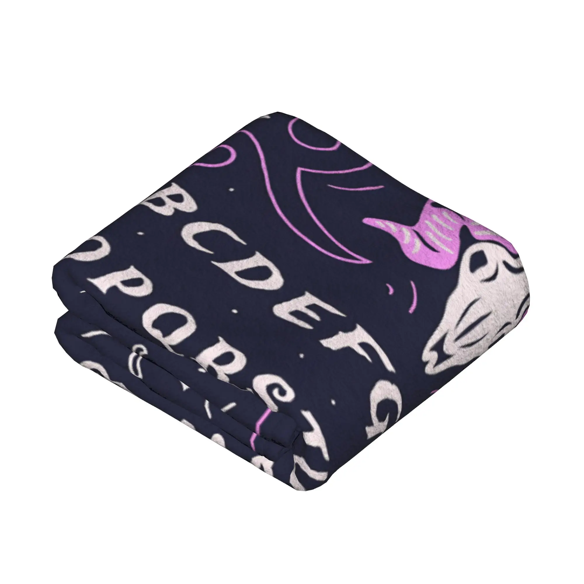 Spirit Ouija Board Fleece Throw Blankets Magic Goat Blankets for Sofa Outdoor Lightweight Thin Bed Rug
