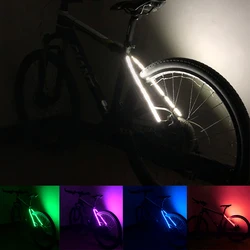 70 LED Bicycle Decorative Taillight Waterproof Bike Light Cycling Lights Strip Safety Warning Flashing Light Bike Accessories