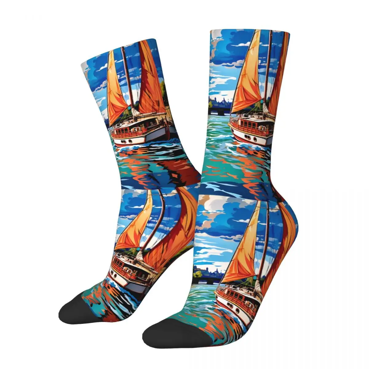 

European Art Sock Printed Man Polyester