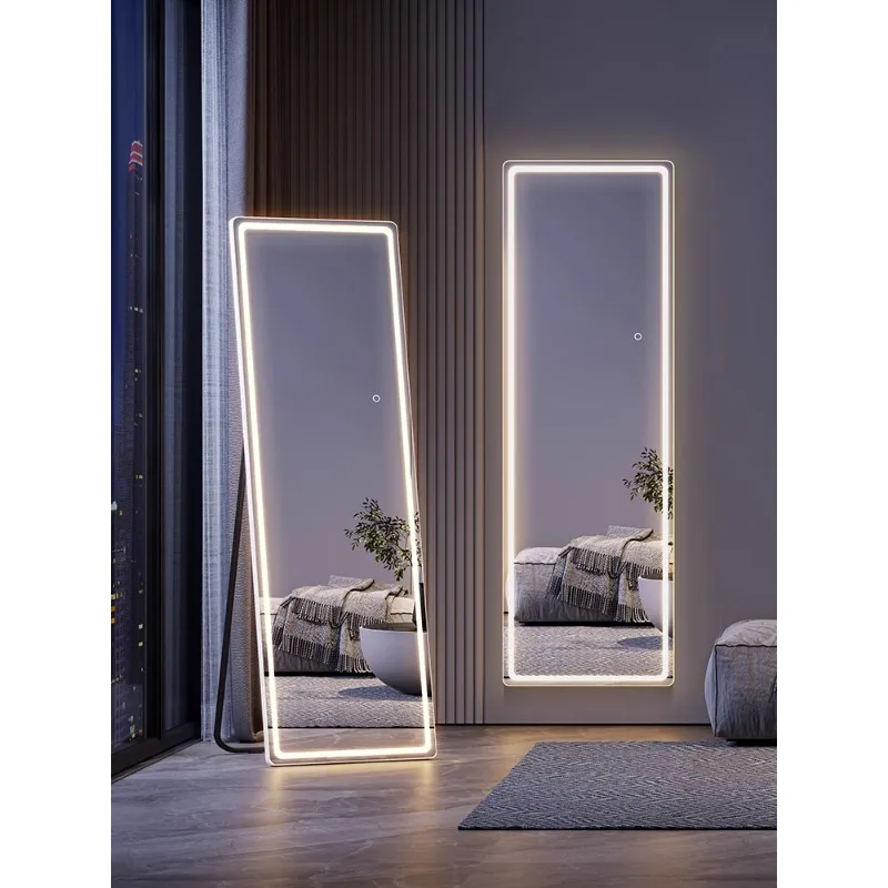 Smart illuminatedmirror, full bodymirror, dressingmirror, fitnessmirror, fittingmirror, floor mountedmirror, home wall mou