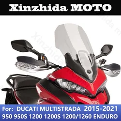 For DUCATI MULTISTRADA MTS950S MTS1200 MTS950 MTS1200S MTS1260 ENDURO 2015 16 17 18 19 20 21 Motorcycle Windshield Windscreen