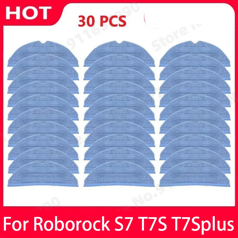 High Quality Mop Cloths For Roborock T7 T7S T7Plus T7Splus S7 Mopping Cloth Spa…