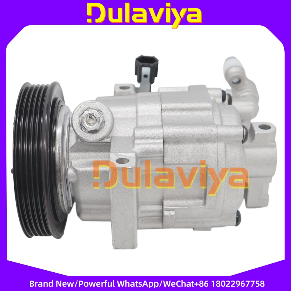 Airconditioning AC Compressor DKV08 Voor Nissan Micra K12 1.2 1.4 2003-92600AX800 92600AX30B 92600AX80A 92600AX80B 92600AX84B