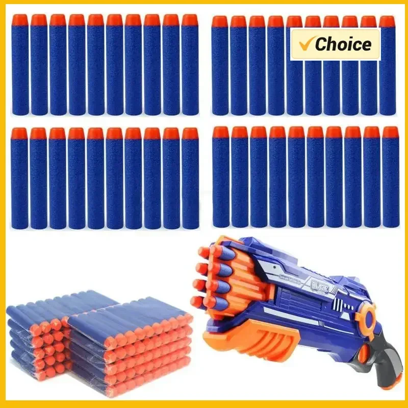 H7.2cm 100 pçs dardos para cabeça de buraco oco macio 7.2cm recarga dardos arma de brinquedo balas para série criança presente