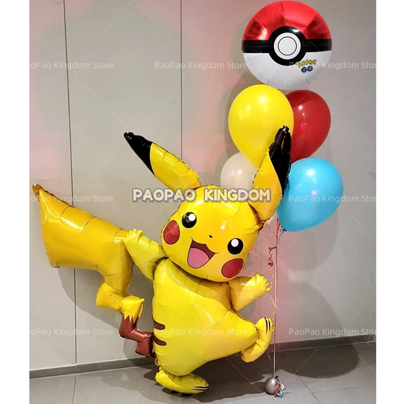 Pokémon Pikachu Themen-Partyballons Latexballons für Kindergeburtstag Babyparty Dekorationszubehör