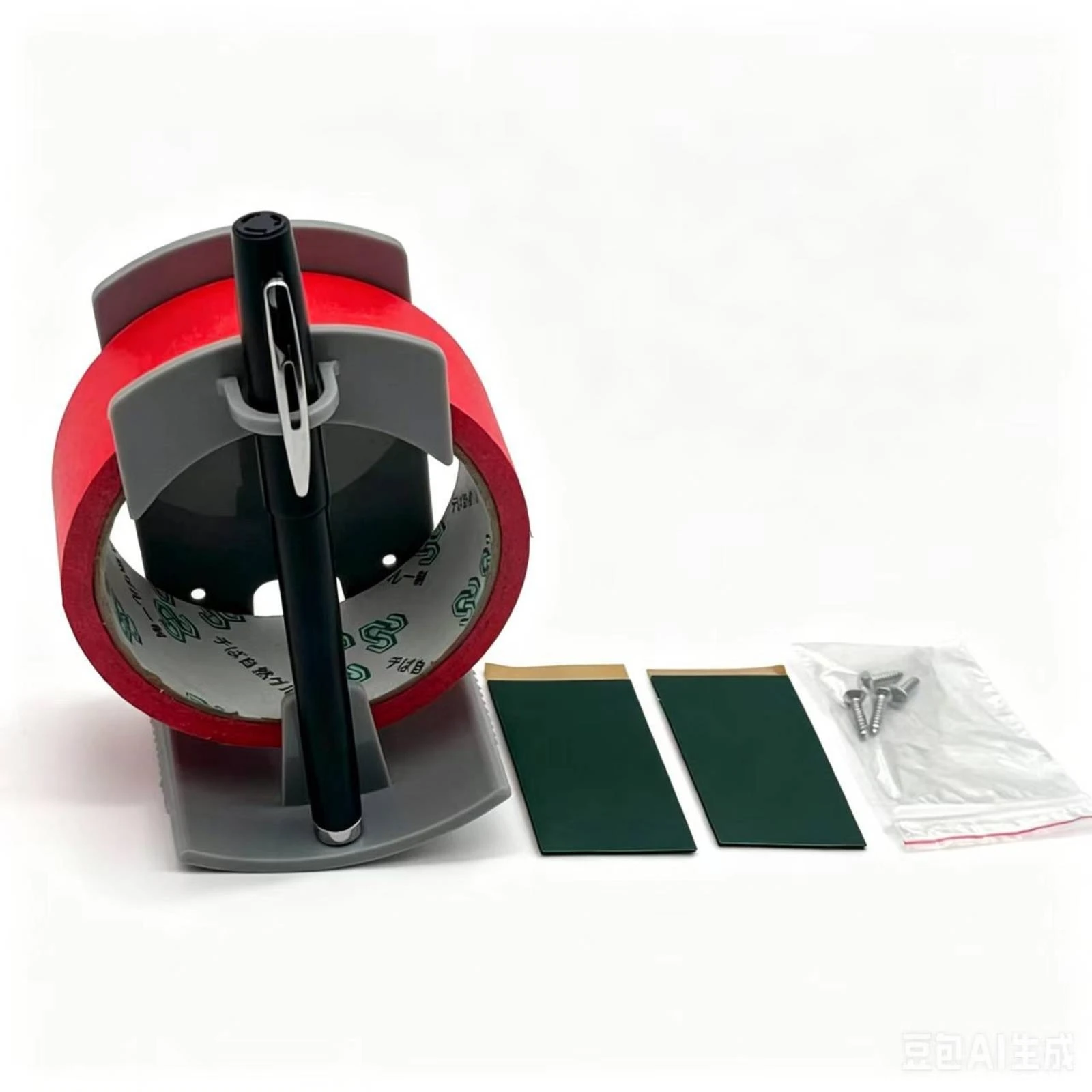 Wall-Mounted Tape Dispenser Compact Wall Tape Dispenser Easy-Access Convenient for Crafters, Craft Room, Kitchen view 6