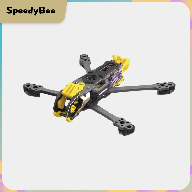 

Комплект рамок SpeedyBee Mario 5 O4, версия DC/XH с пластиной из углеродного волокна, FPV, радиоуправляемый гоночный дрон для фристайла
