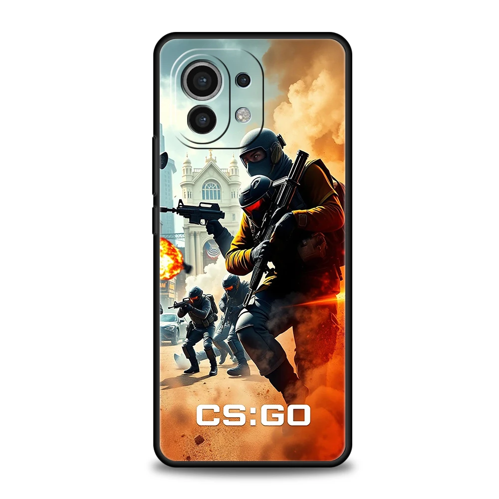 Counter Strike CS GO Hot Game Phone Case Cover for Xiaomi Mi 15 14 13 12 11 Ultra 14T 13T 12T 11T 10T Pro Lite 5G Silicone Capas