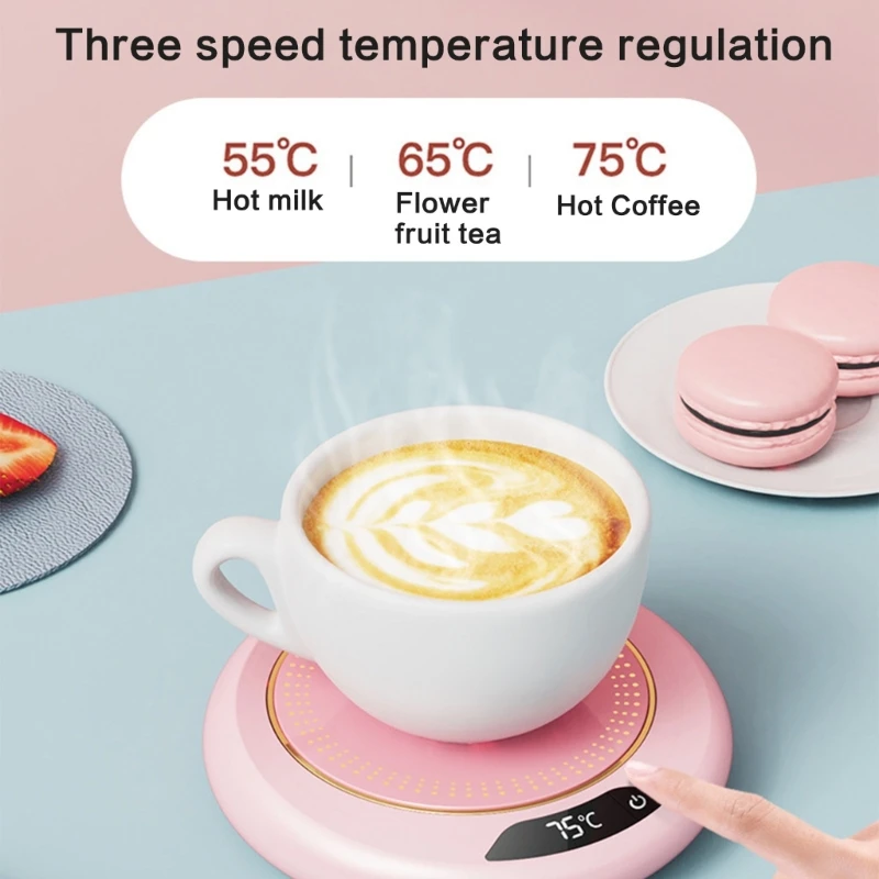 USB Làm Nóng Cốc Giữ Ấm Miếng Lót Nhỏ Sưởi Cốc Miếng Lót Thiết Thực Làm Nóng Dropshipping