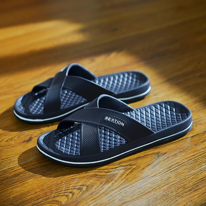 

Мужские массажные шлепанцы с ремешками, удобные, с открытым носком, дышащие, легкие, нескользящие, прочные, с мягкой подошвой, для улицы