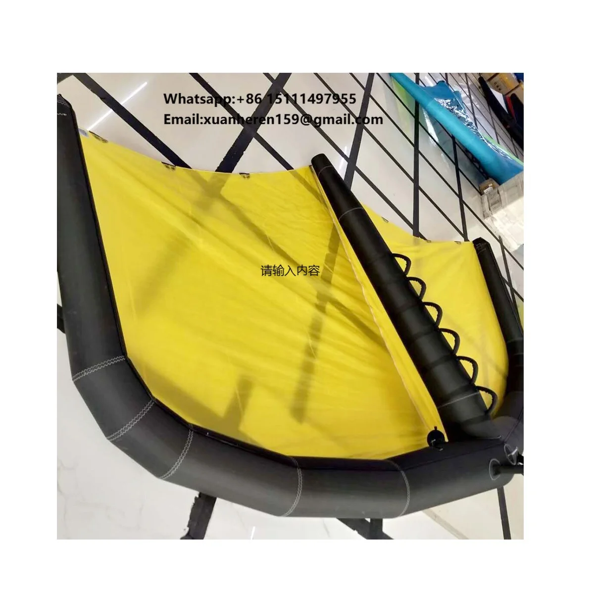 

2.6m/3m/4m/5m/6m Customized Size Kitesurfing Foil Wing Kite With Customized Logo or Design
