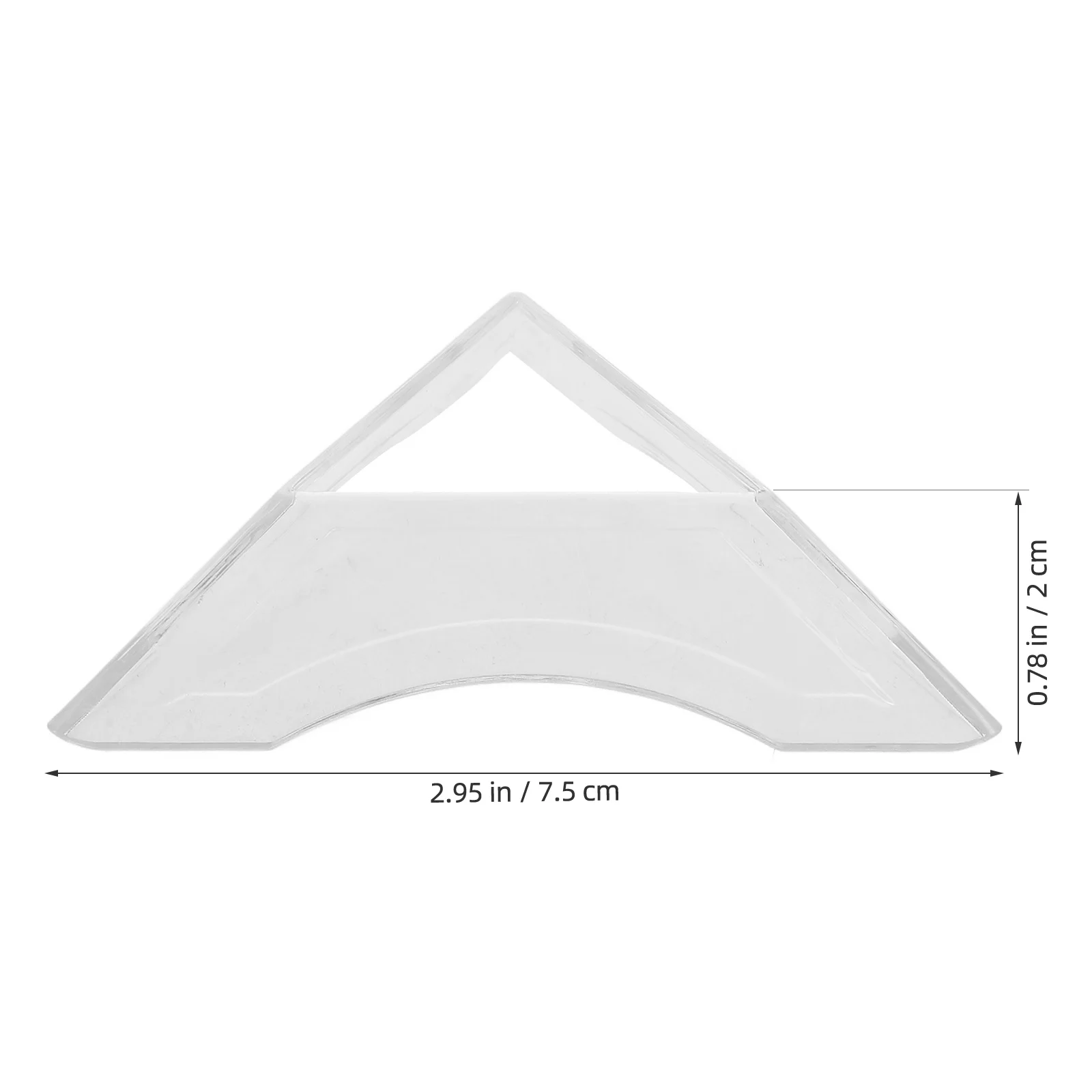 Base de Cube transparente, support de Cubes triangulaires Stable et réutilisable pour les passionnés, taille compacte pour un rangement et un transport faciles, 20 pièces